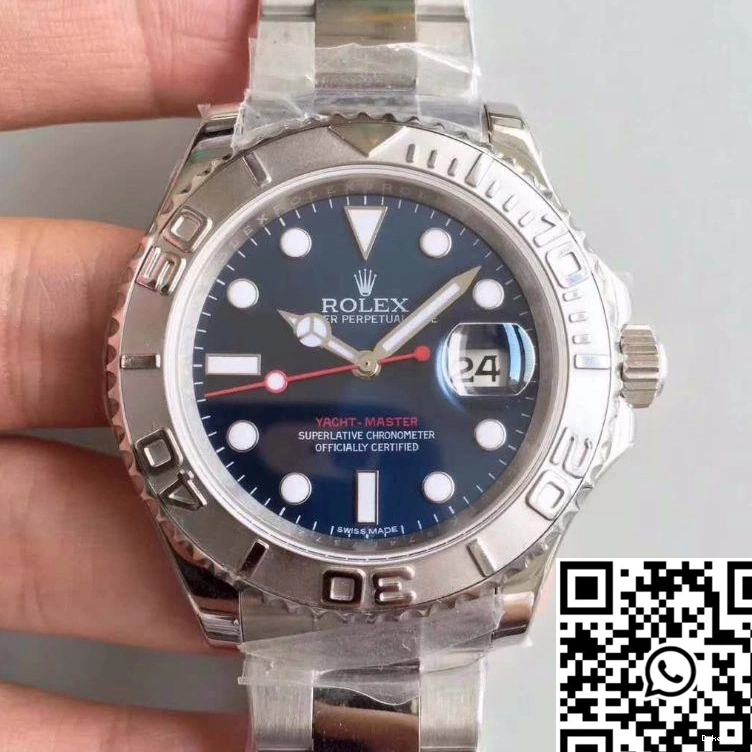 Resilient Dial JF 1259 Yacht-Master Rolex 116622 Blue 40MM Factory 0814